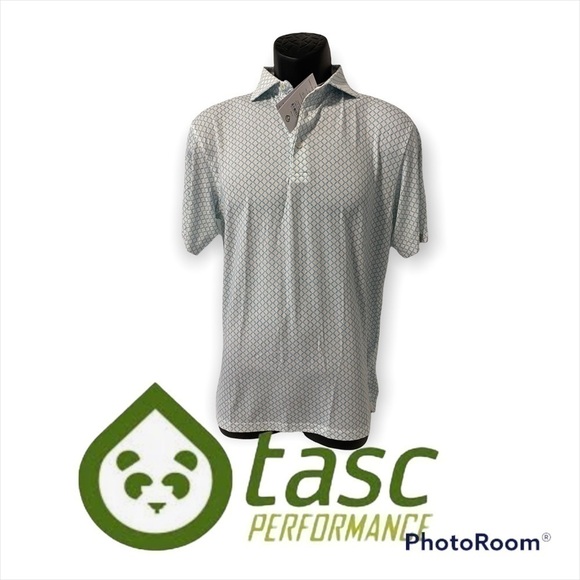 𝅺nwt Mens Tasc Light Weight Golf shirt - Picture 1 of 6